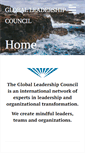 Mobile Screenshot of globalleadershipcouncil.com