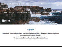 Tablet Screenshot of globalleadershipcouncil.com